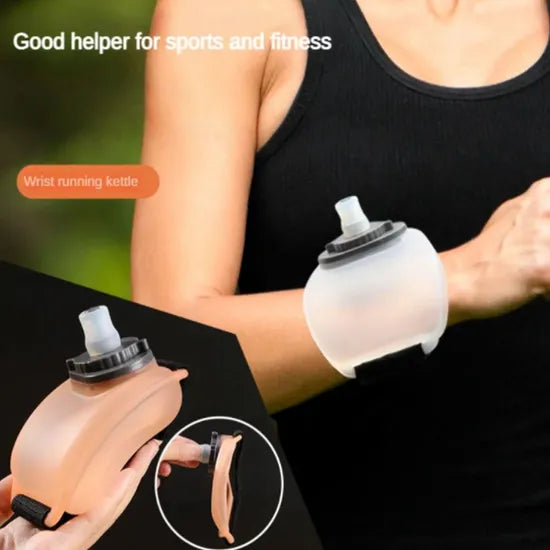 Wrist-Mounted Sports Water Bottle for Running, Jogging & Gym